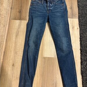 Madewell Dark Blue Skinny Jeans